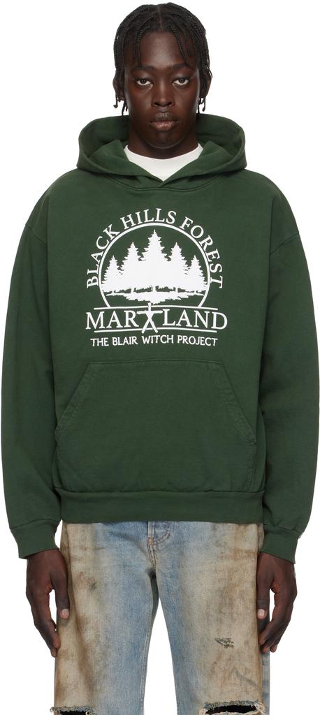 Online Ceramics Green The Blair Witch 'Black Hills Forest Map' Hoodie