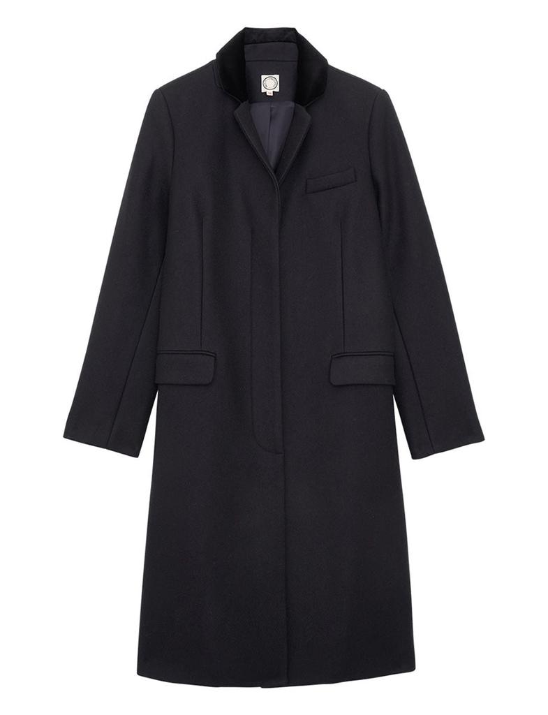 INES DE LA FRESSANGE Franck coat blue night