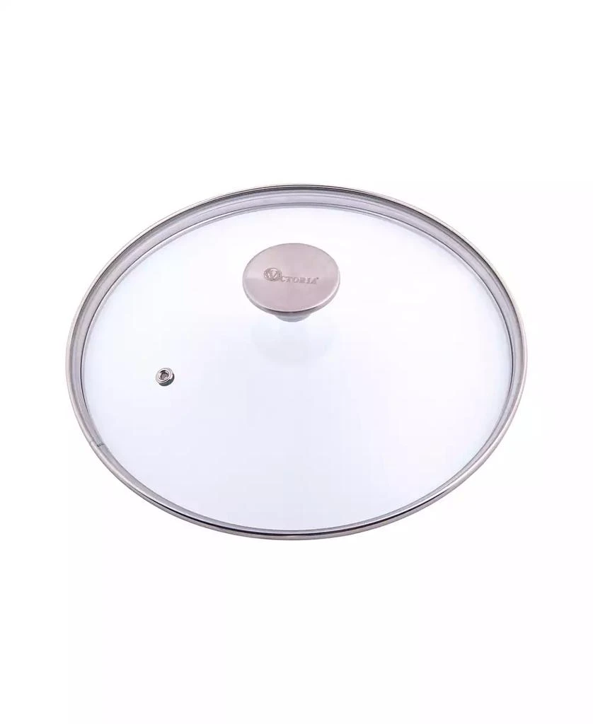 Victoria Glass Lid with Stainless Steel Knob for 8" Skillet 1
