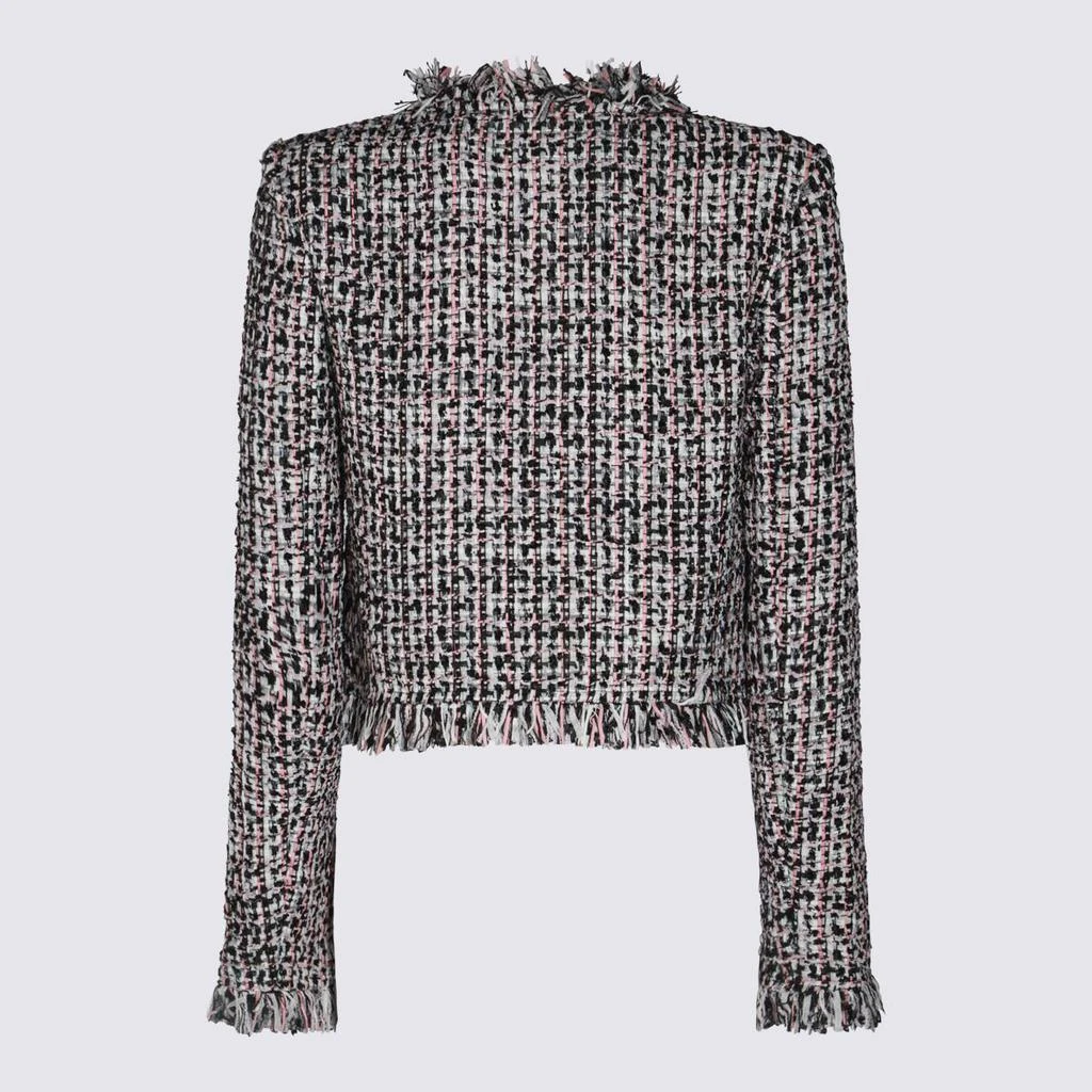 Self Portrait Self-Portrait Black And Multicolor Casual Jacket 2