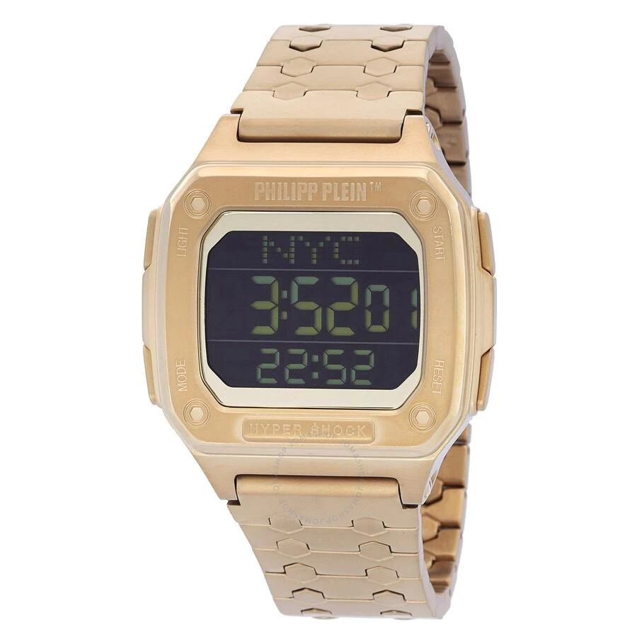 Philipp Plein Hyper Shock Quartz Digital Black Dial Unisex Watch PWHAA0621 1