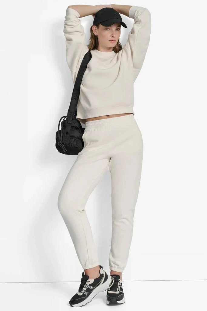 DKNY LOGO-EMBOSSED SLIM JOGGER 7