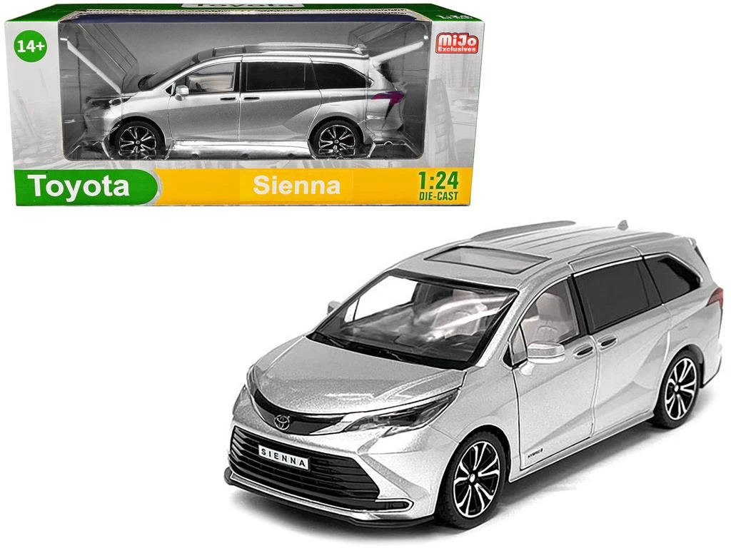 Other Toyota Sienna Minivan Silver Metallic 1/24 Diecast Model Car 2