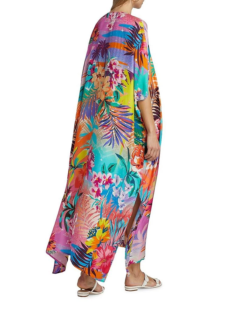 Johnny Was Zeru Tie-Neck Maxi Caftan 4