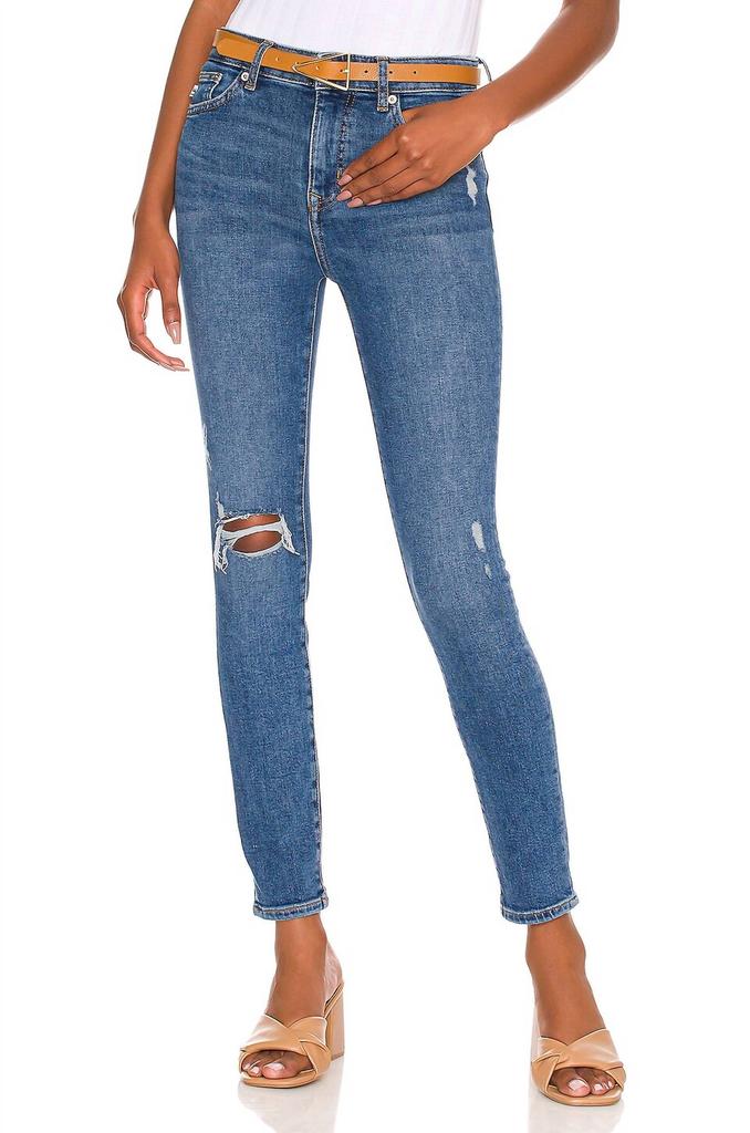 Lovers + Friends Ricky Low Rise Skinny Jeans In Brigton