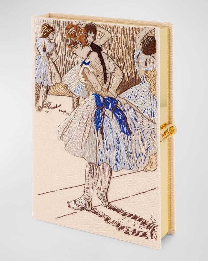 Olympia Le-Tan Degas Ballerina Nacre Book Clutch Bag 2