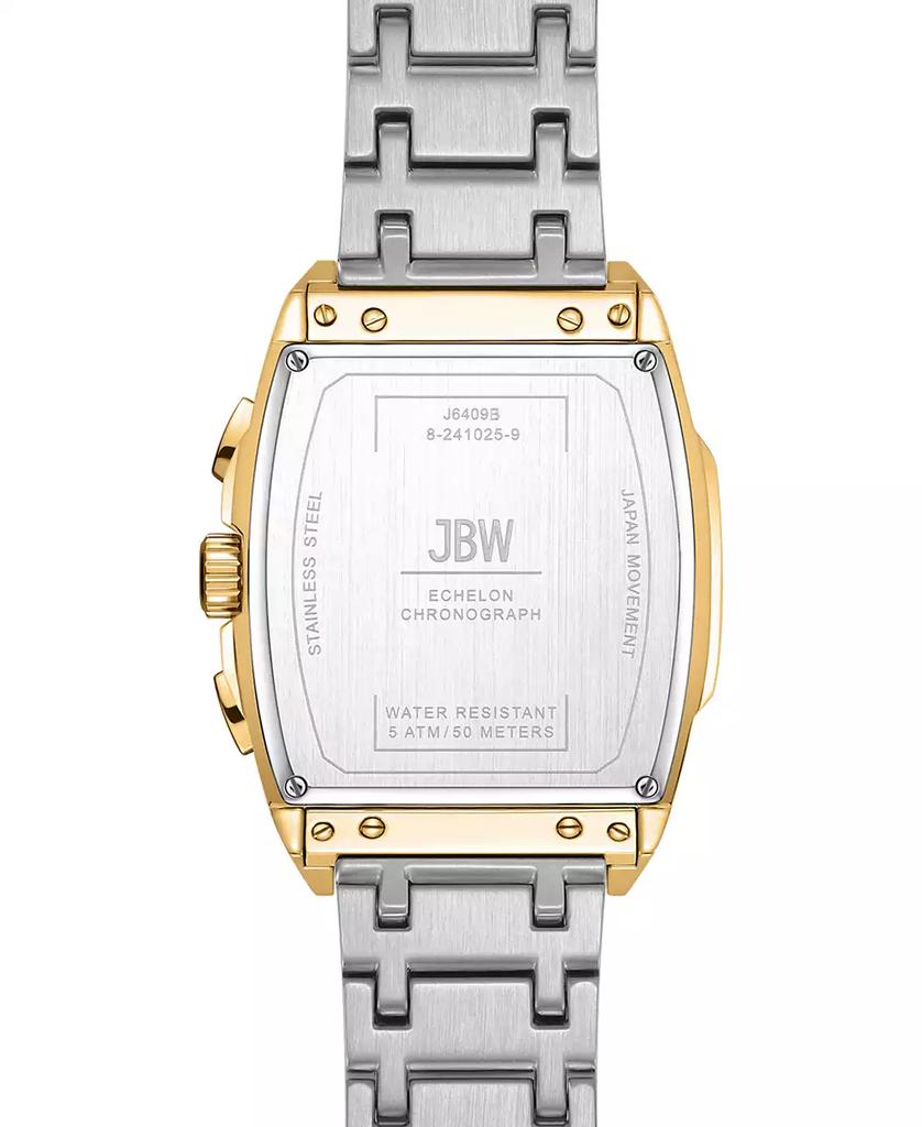Jbw Men's Echelon Diamond Gold-Plated Stainless-Steel Watch