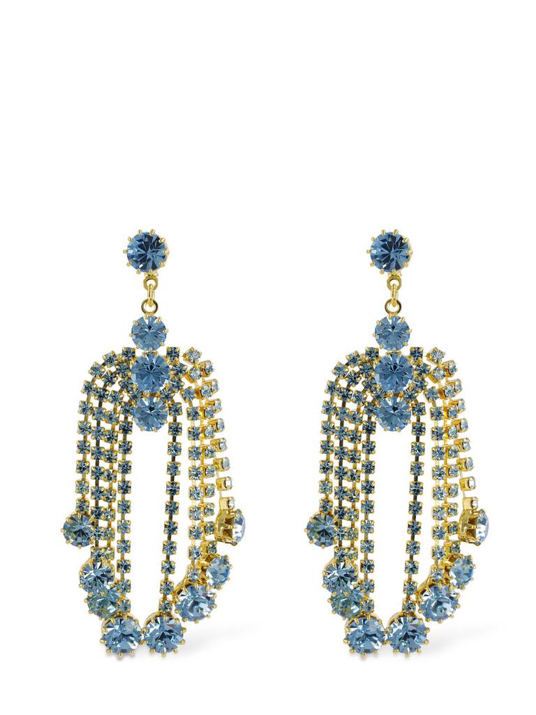 MAGDA BUTRYM Crystal Pendant Earrings