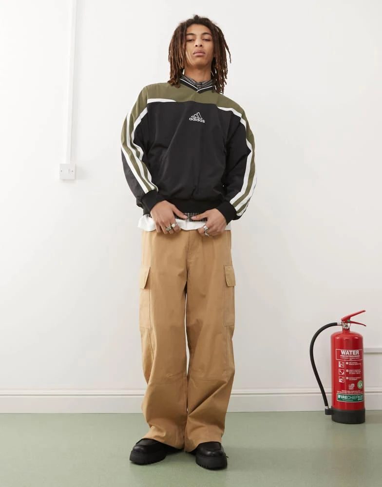 Adidas adidas Originals Cutline Pullover Top in black 1