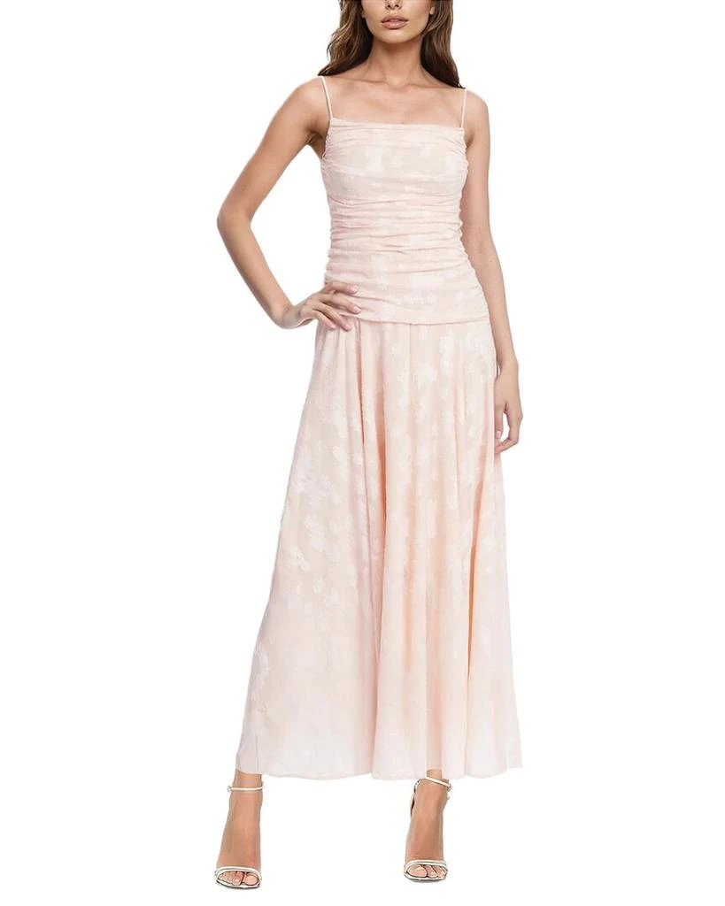 Miss Circle Women Xatia Off White Jacquard Textured High Slit Maxi Dress -  Dresses & Skirts - Compare Prices from 8+ Stores - BeyondStyle