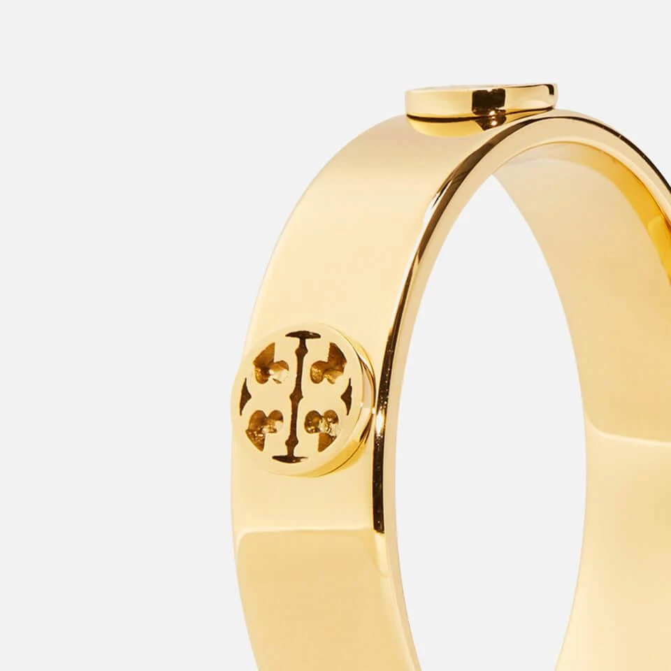 Tory Burch Tory Burch Miller 18K Gold-Plated Stud Ring 2