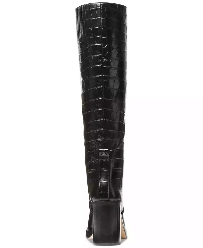 Michael Kors Women's Hayden Croc-Embossed Boots 3