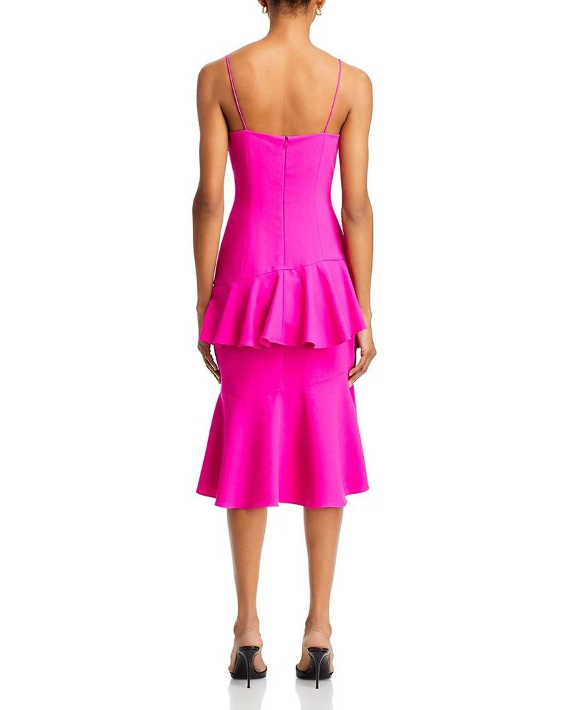 Black Halo Barbados Tiered Ruffle Dress 4