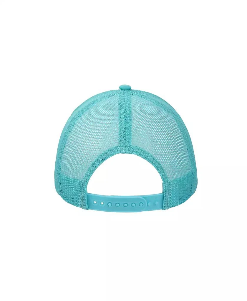 Generic Chill Beach Vibes White & Aqua Foam Trucker Hat 4