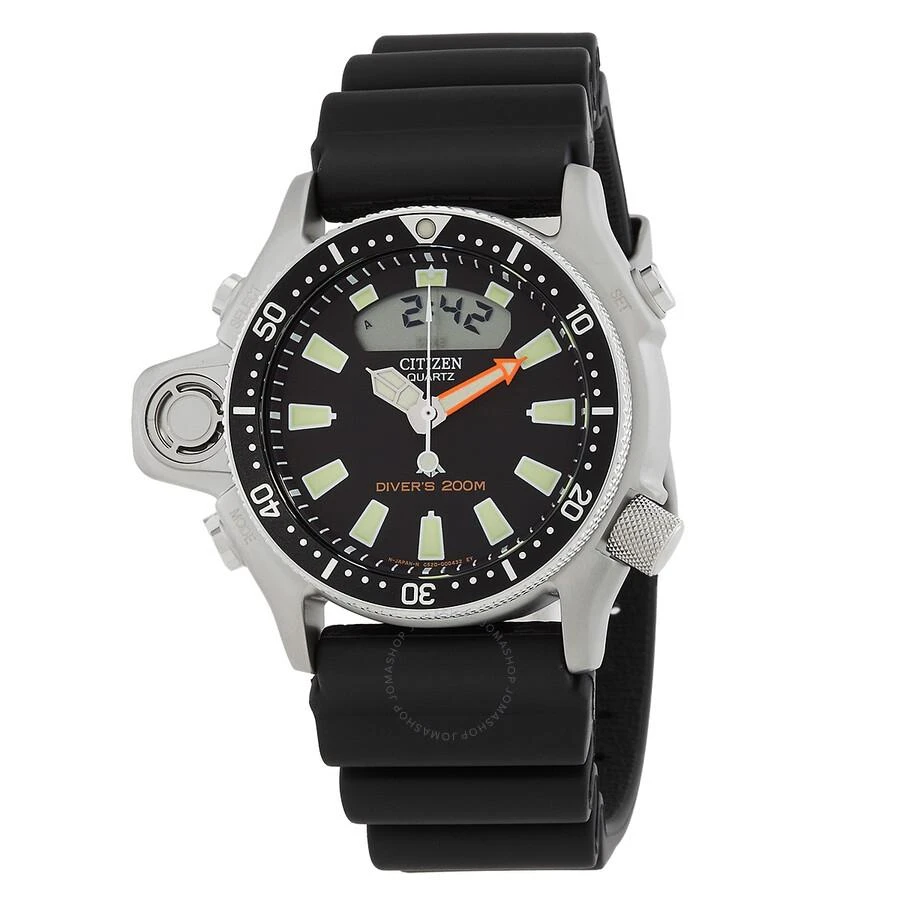 Citizen Promaster Aqualand Quartz Analog-Digital Black Dial Men's Watch JP2000-08E 1