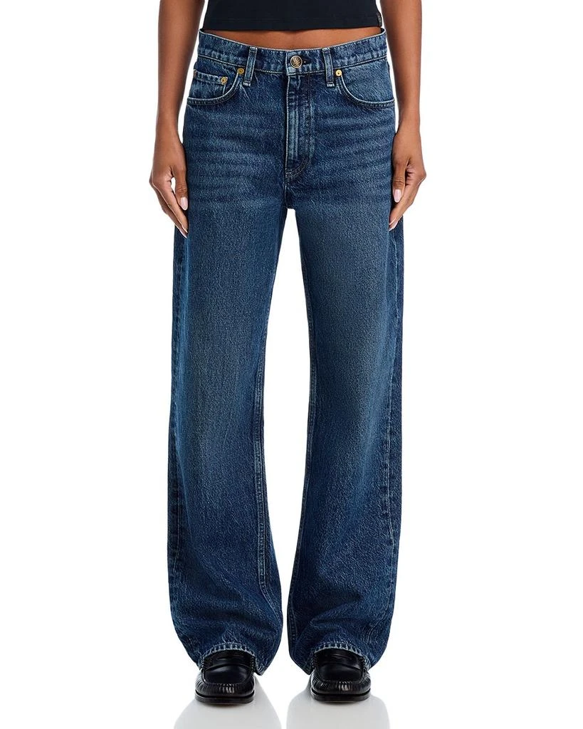 Rag & Bone Shea High Rise Relaxed Jeans in Adeline 7