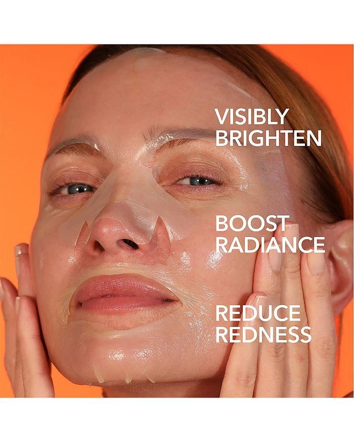 Dr. Dennis Gross Vitamin C + Lactic Biocellulose Brightening Treatment Mask (single) 5