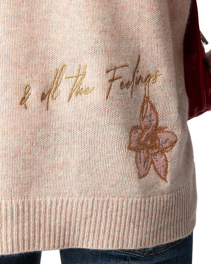 ZADIG & VOLTAIRE Cashmere Embroidered Sweater 7