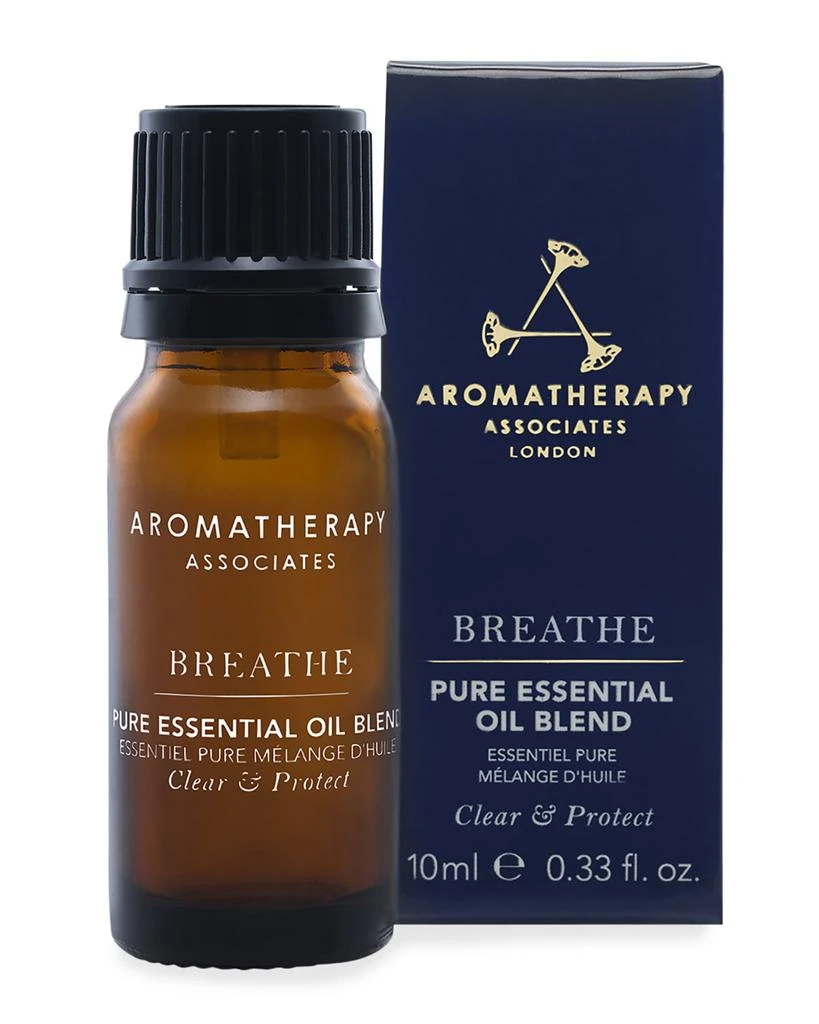 Aromatherapy Associates Breathe Pure Essential Oil Blend, 10mL/ 0.33 oz. 1