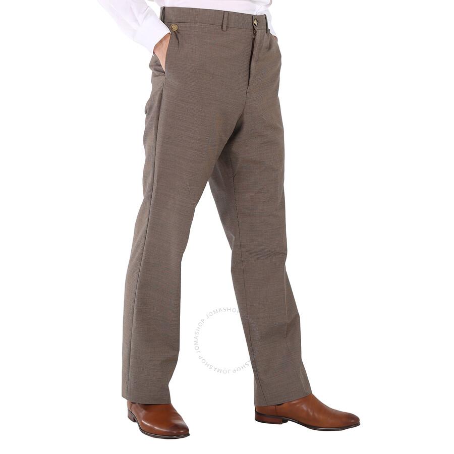 Burberry Beige Wool Pocket Detail Tailored Trousers
