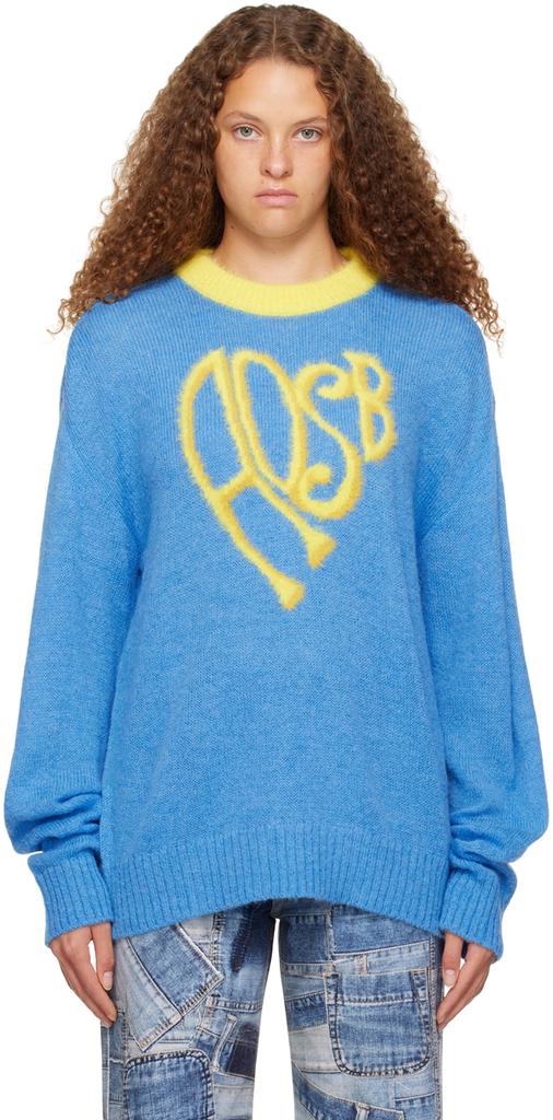 Andersson Bell Blue Heart Sweater