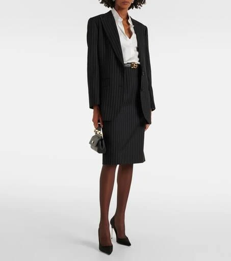 Dolce 
Gabbana Pinstripe virgin wool blazer 2