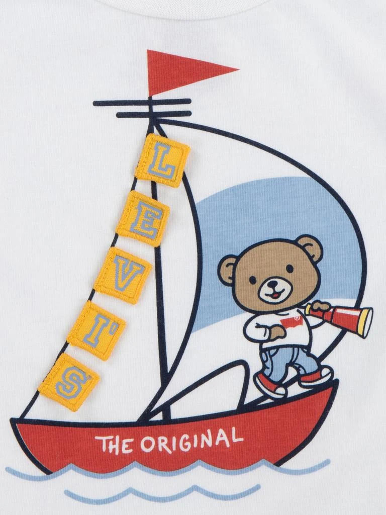 Levi's Baby Boys 3D Sailing Denim Set in White 3