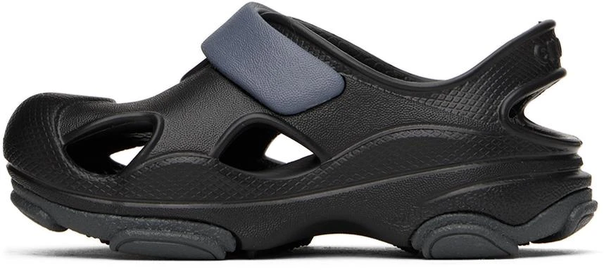 Crocs Kids Black All Terrain Fisherman Clogs 3