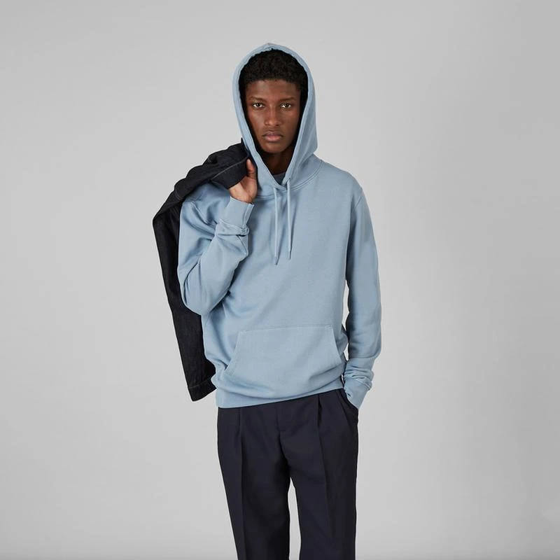 L'Exception Paris Thick hoodie in organic cotton Faded Denim L'EXCEPTION PARIS 5