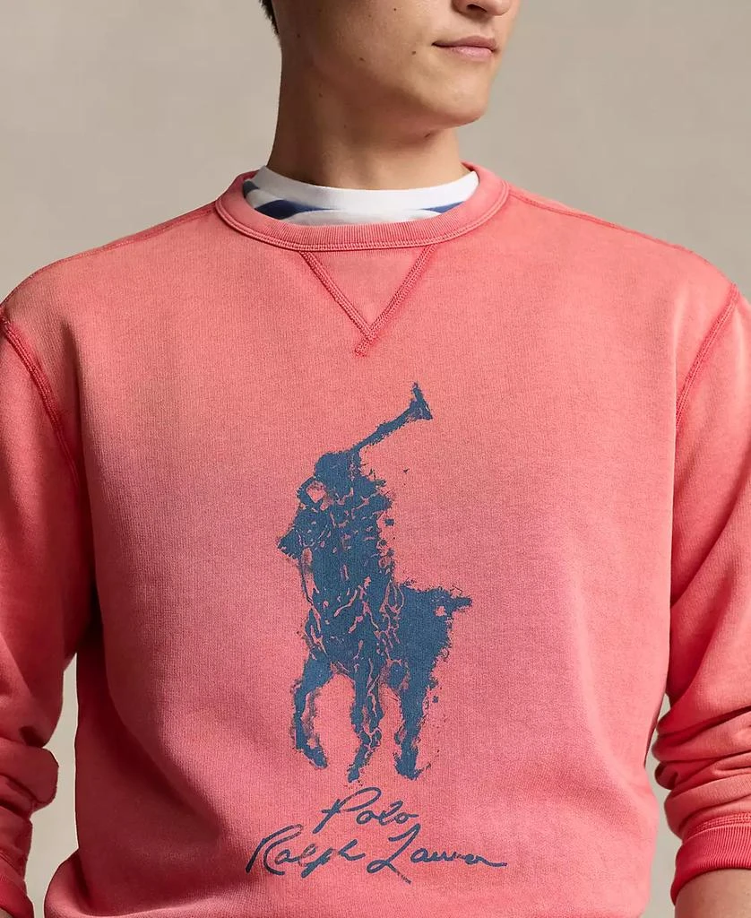 Ralph Lauren Men's Big Pony Garment-Dyed Fleece Sweatshirt 3