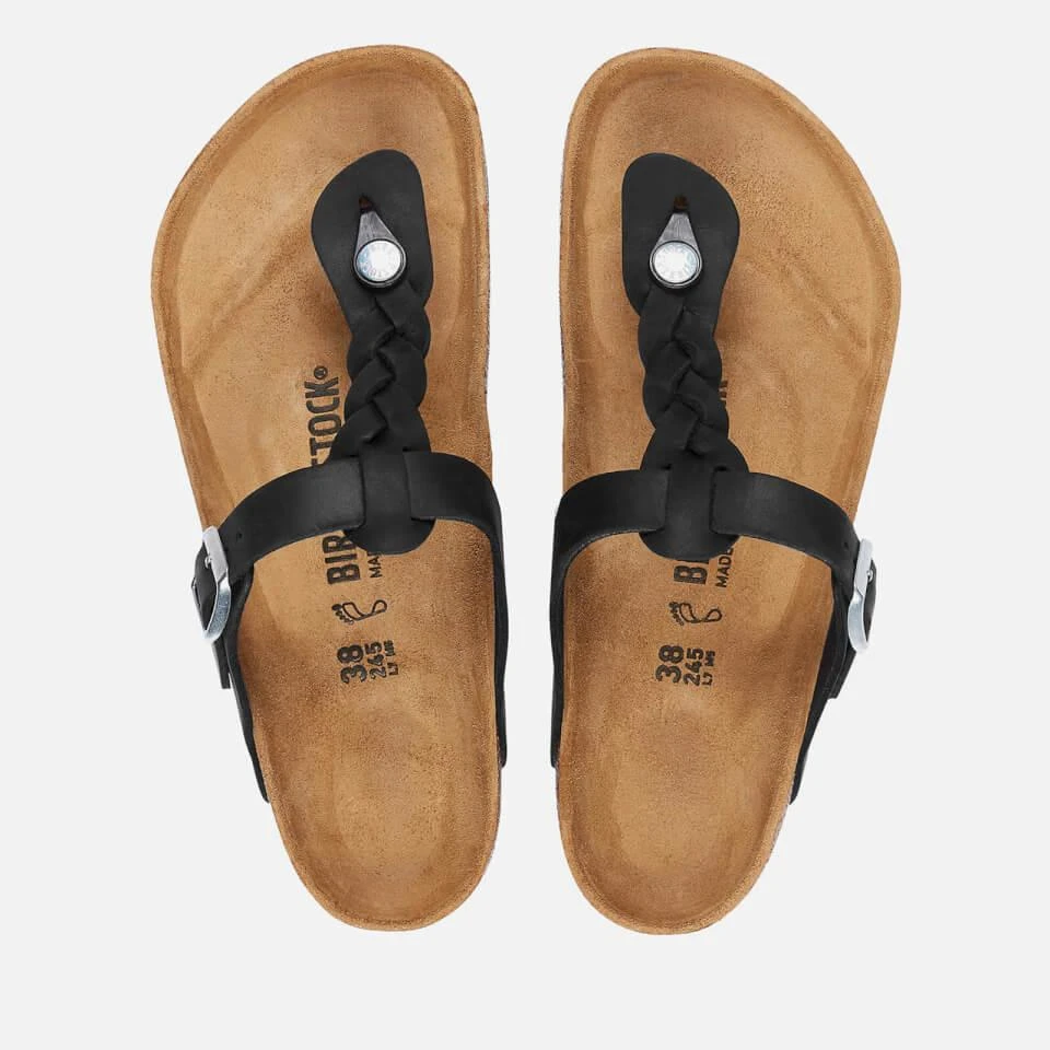 Birkenstock BIRKENSTOCK WOMEN'S SLIM-FIT BRAIDED LEATHER SANDALS 2