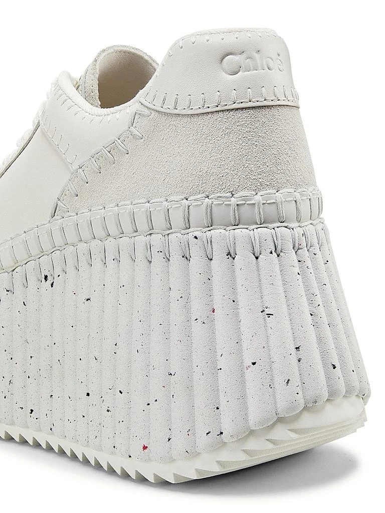Chloé Nama Leather Platform Sneakers 5