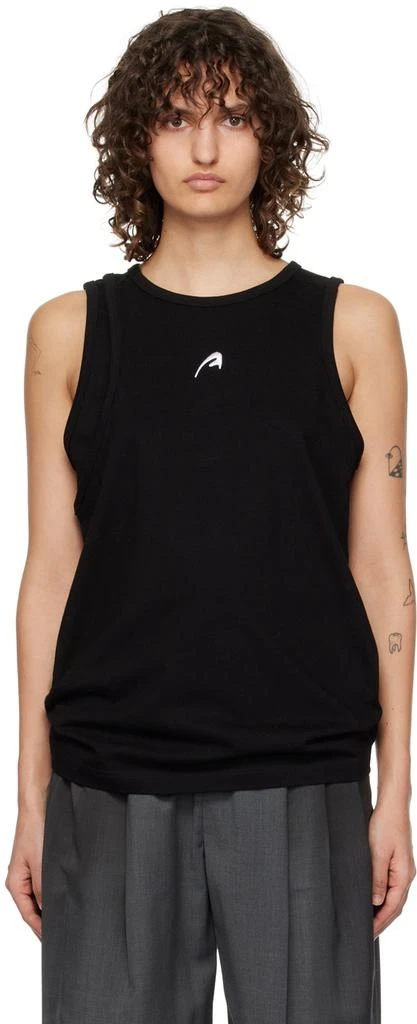 ADER error Black Layered Tank Top 1