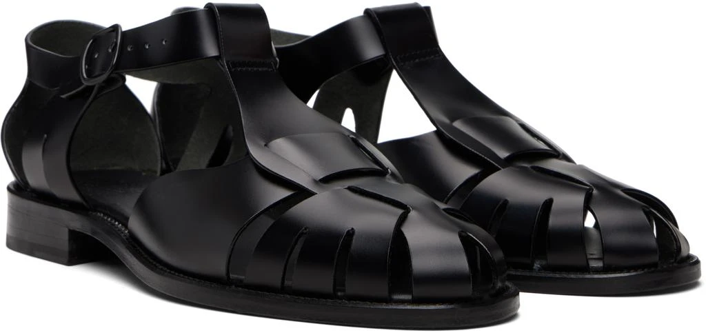 Hereu Black Pesca Sandals 4