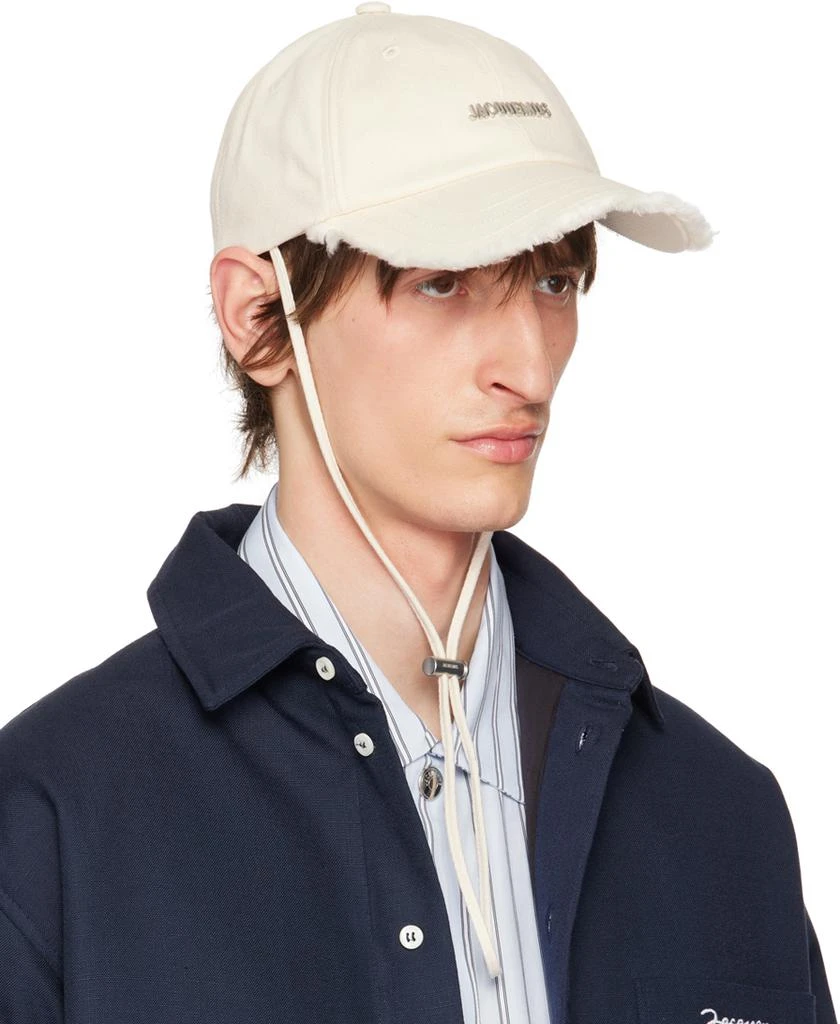 Jacquemus Off-White Le Chouchou 'La casquette Artichaut' Cap 2