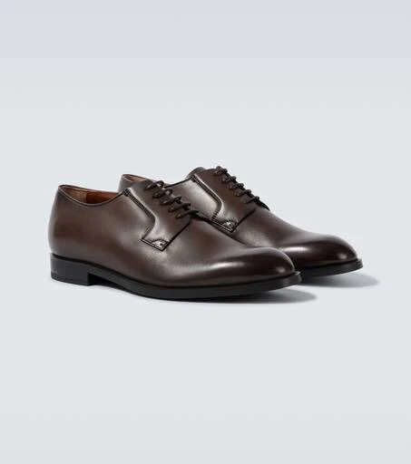 Zegna New Classic leather Derby shoes 5