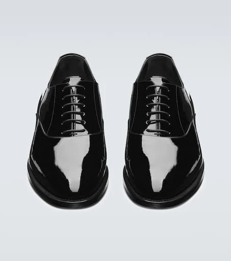 Yves Saint Laurent Adrien patent leather Derby shoes 2