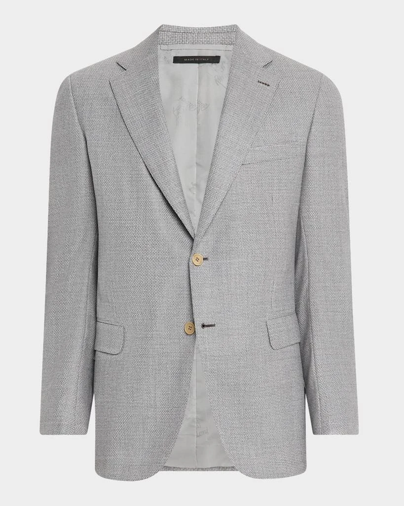 Brioni Men's Wool Hopsack Single-Breasted Blazer 1