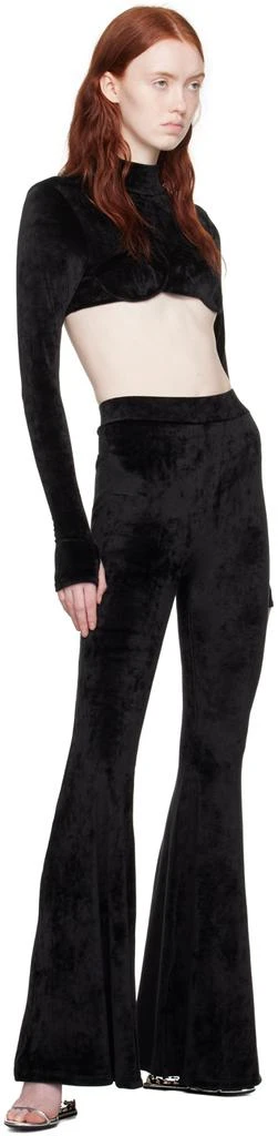 GCDS Black Cropped Turtleneck 4