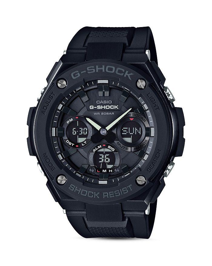 G-Shock Analog and Digital Combo Solar Strap Watch, 55.2mm