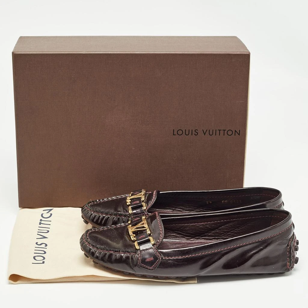 Louis Vuitton Louis Vuitton Burgundy Patent Oxford Ballet Flats Size 39 9