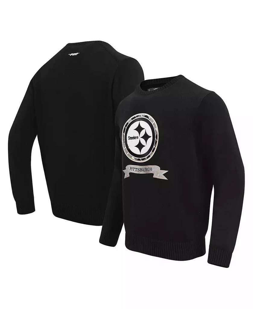 Pro Standard Men's Black Pittsburgh Steelers Prep Knit Sweater 1