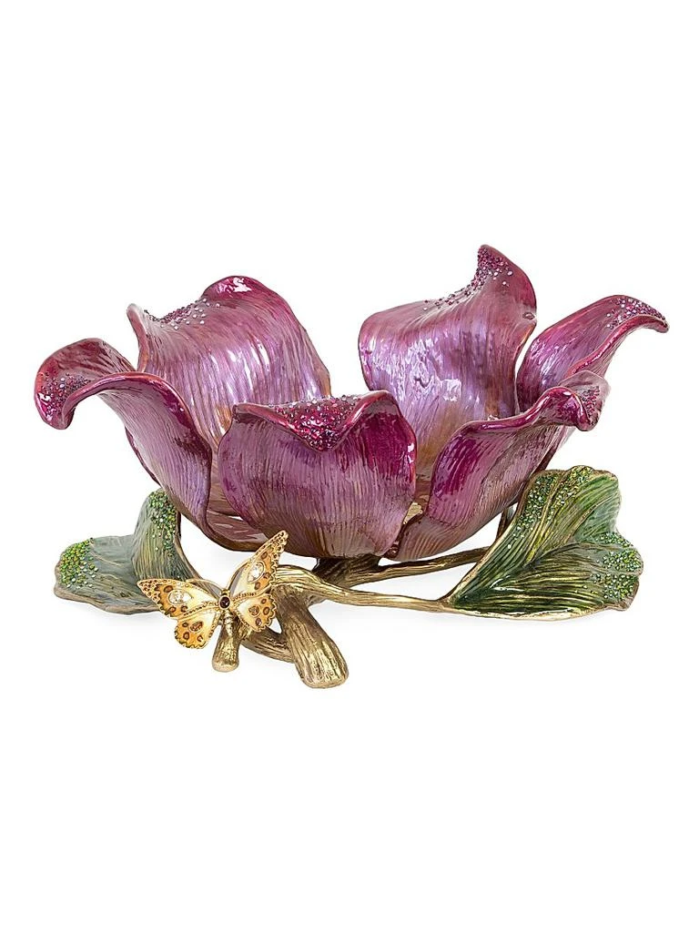 Jay Strongwater Sydney Large Flower Bowl 4