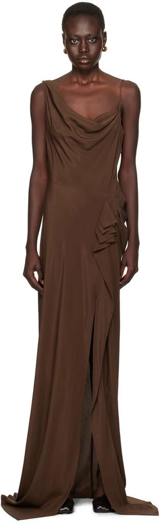 chinese dress ladies Dries Van Noten  Dries Van Noten Danama Maxi Dress in Barcelona or Shop  Online Mujer 732-001343 01