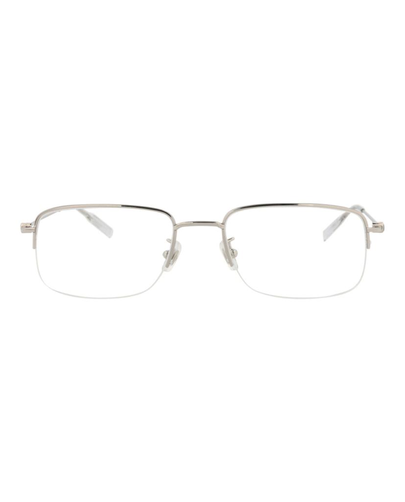 MontBlanc Square-Frame Metal Optical Frames