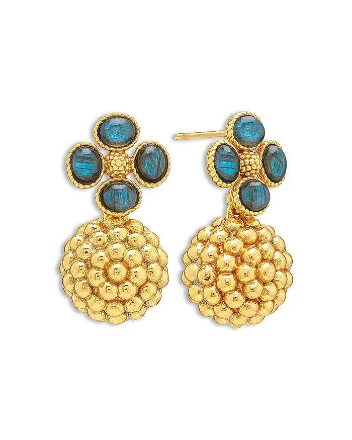Capucine De Wulf Berry Clover Drop Earrings
