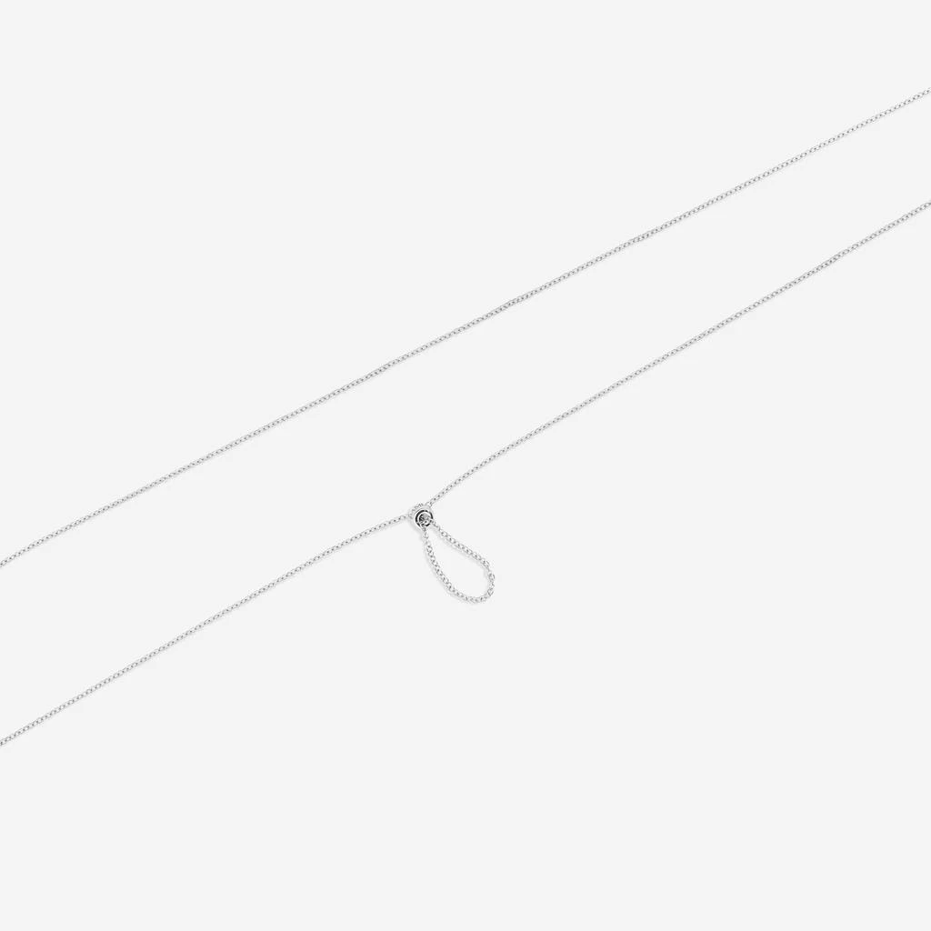 Damiani Damiani 18K Whıte Gold Diamond Pendant Necklace 20010374-copy 3