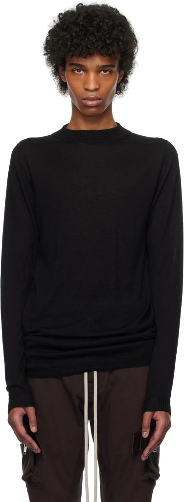 Rick Owens Black Hollywood Level Lupetto Sweater 1
