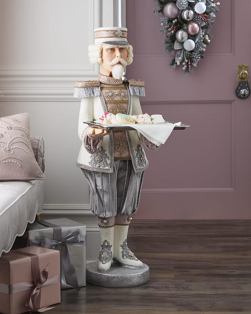 Katherine's Collection Blush Butler Nutcracker, 48.5"
