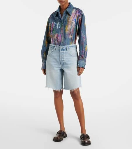 Citizens of Humanity Ayla mid-rise denim shorts 6